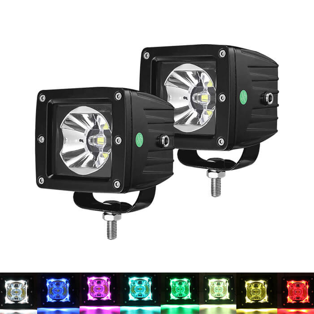 Posses LED RVB de 3 pouces pour véhicules hors route JG-995R