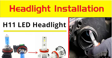 Comment installer une ampoule de phare H11 LED