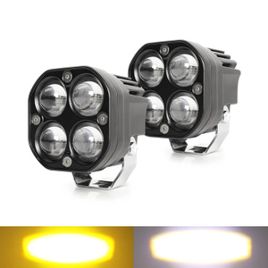 Capsules d&#39;objectif de projecteur à LED double couleur JG-954D