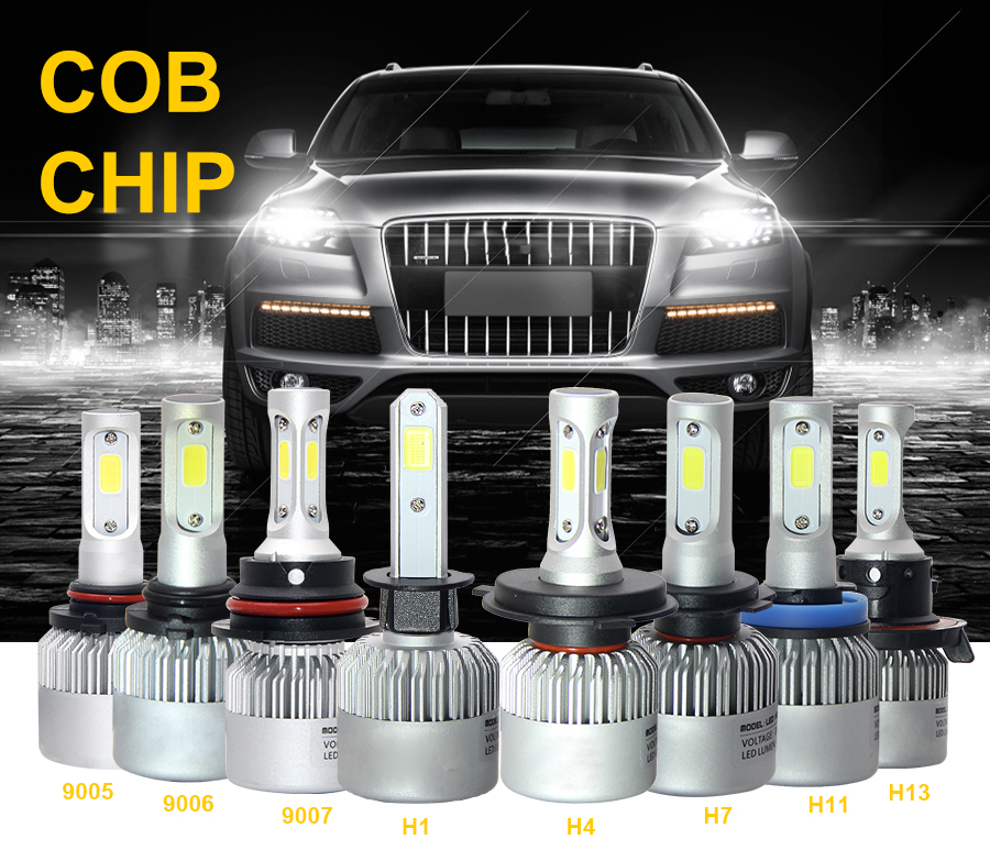 Ampoules de phares LED COB bicolores JG-S2 COB