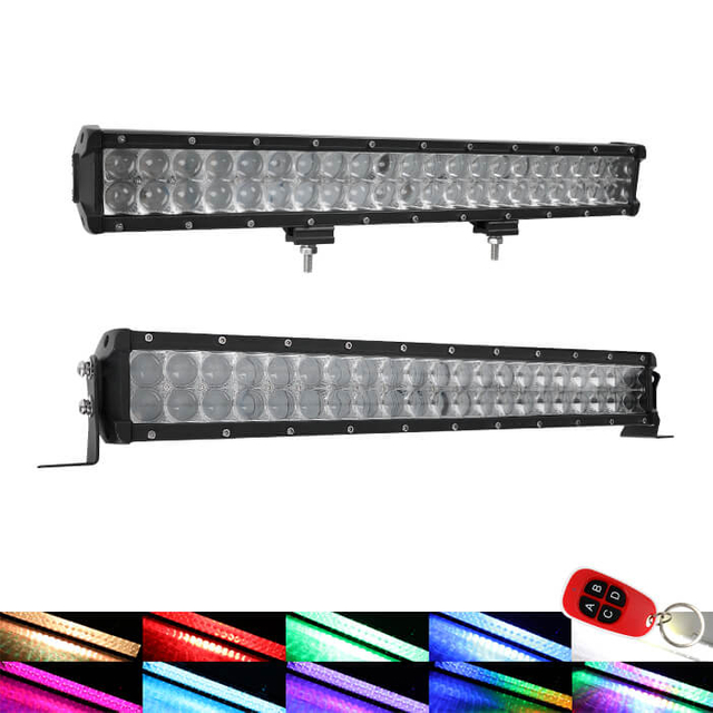Barre lumineuse RGB avec télécommande JG-9624R-L