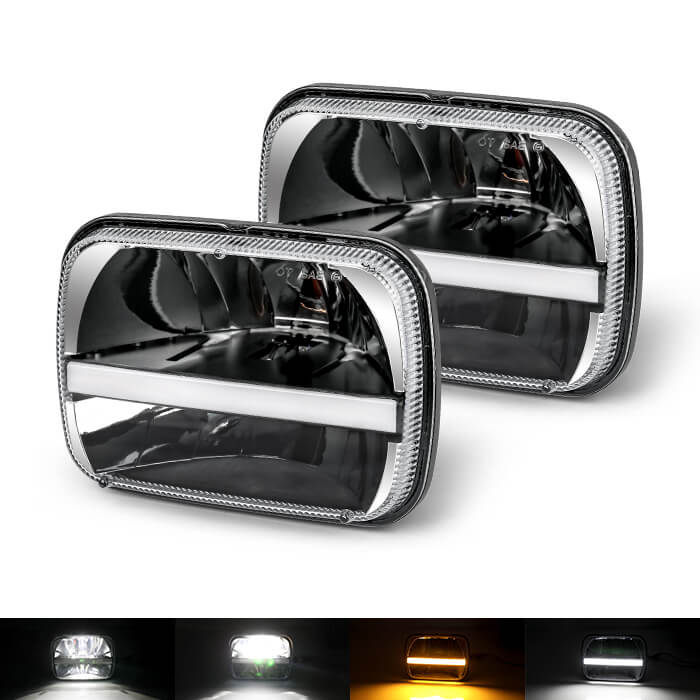 Eagle Series ® 5x7 Drl Jeep LED Headlight T004C