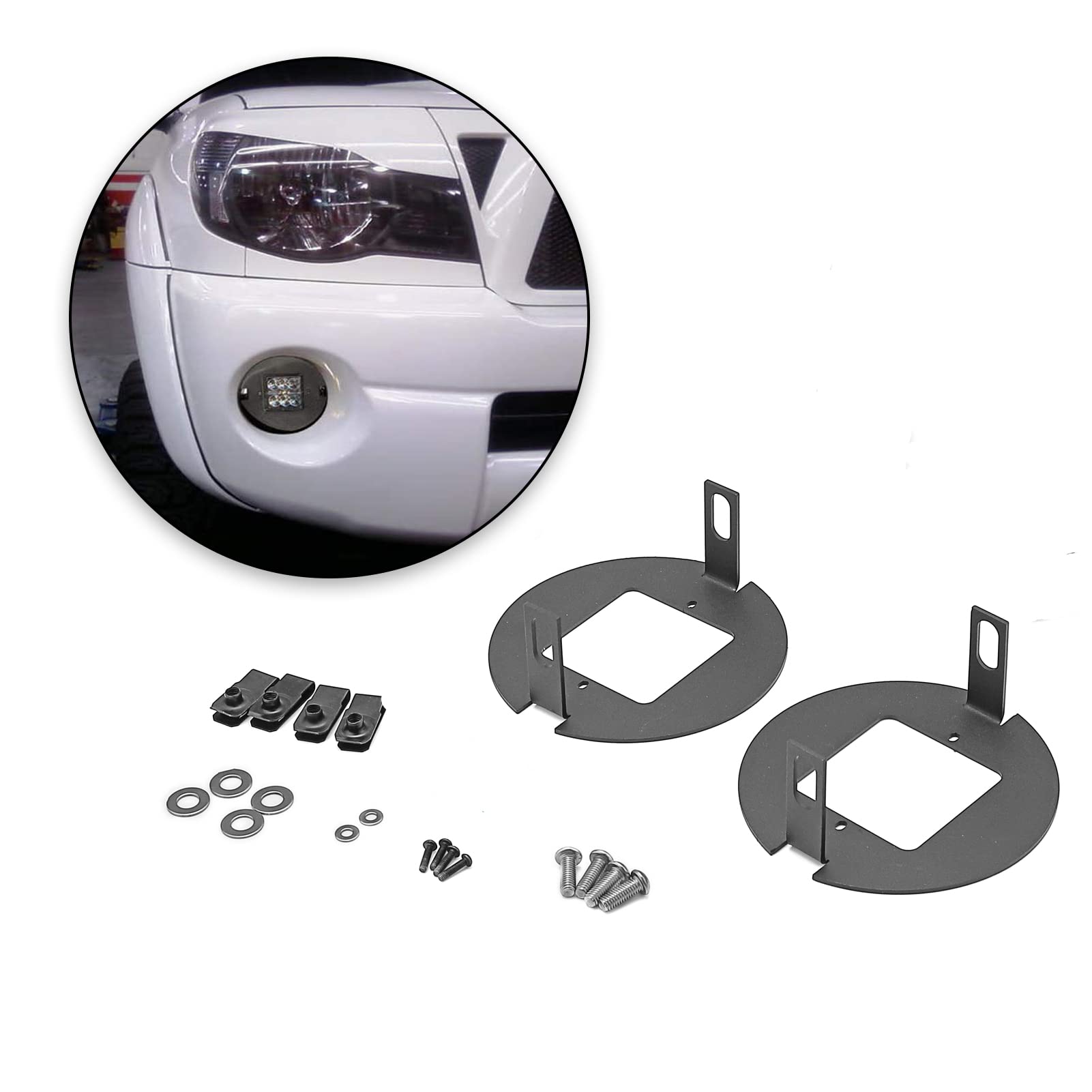 Support de montage de feu antibrouillard Toyota pour Tacoma & Tundra JG-FT-002