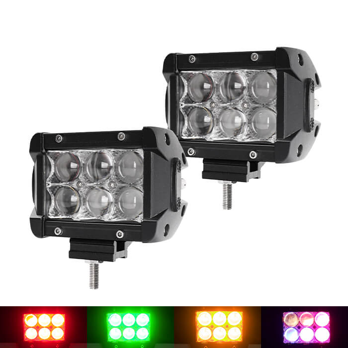 Bar des pods à LED RVB de 4 pouces JG-9624R-4 pouces