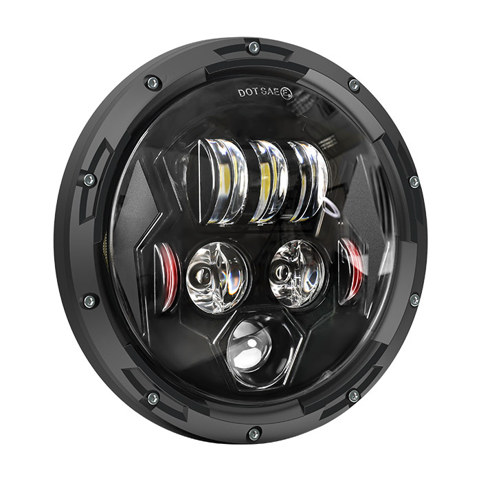 7 pouces de moto avec DRL JG-J005V